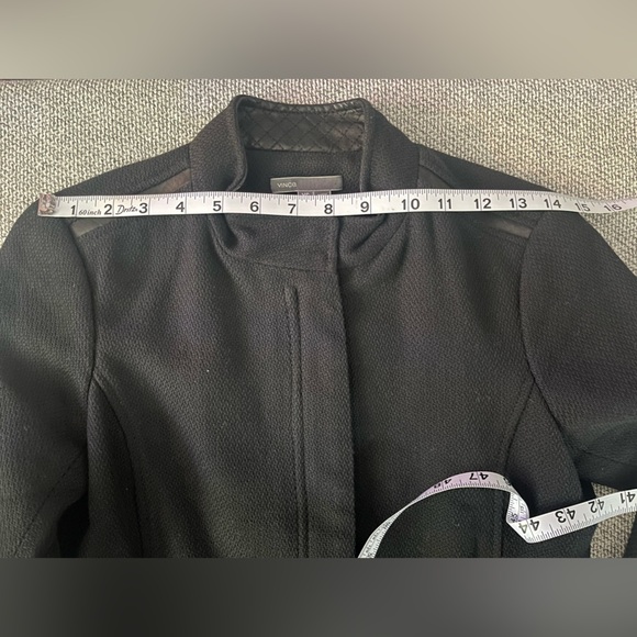 Vince Black Tailored Blazer Cropped Jacket - Picture 14 of 16